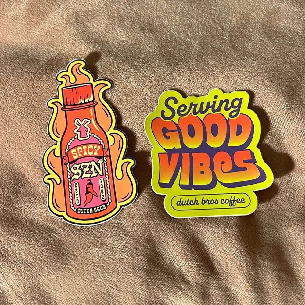 Dutch Bros stickers